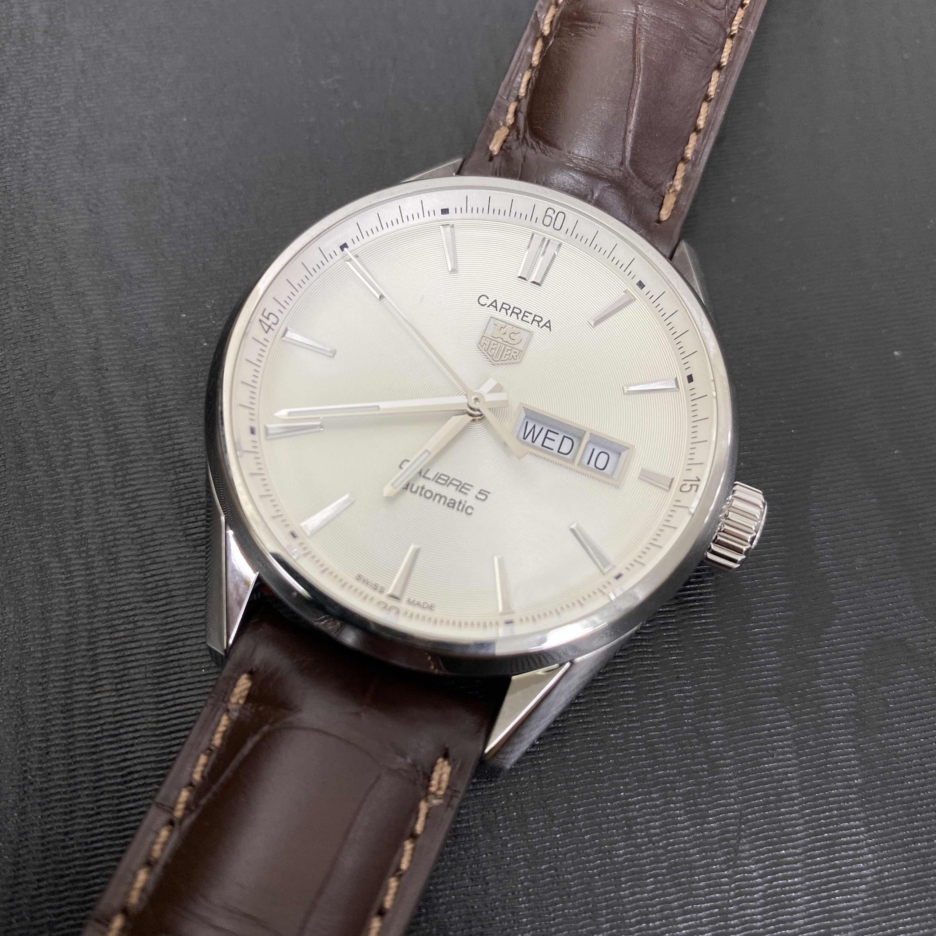 Tag Heuer Carrera WAR201B.FC6291 Replica Watch, Automatic, Gray Dial, Steel Case - Image 5