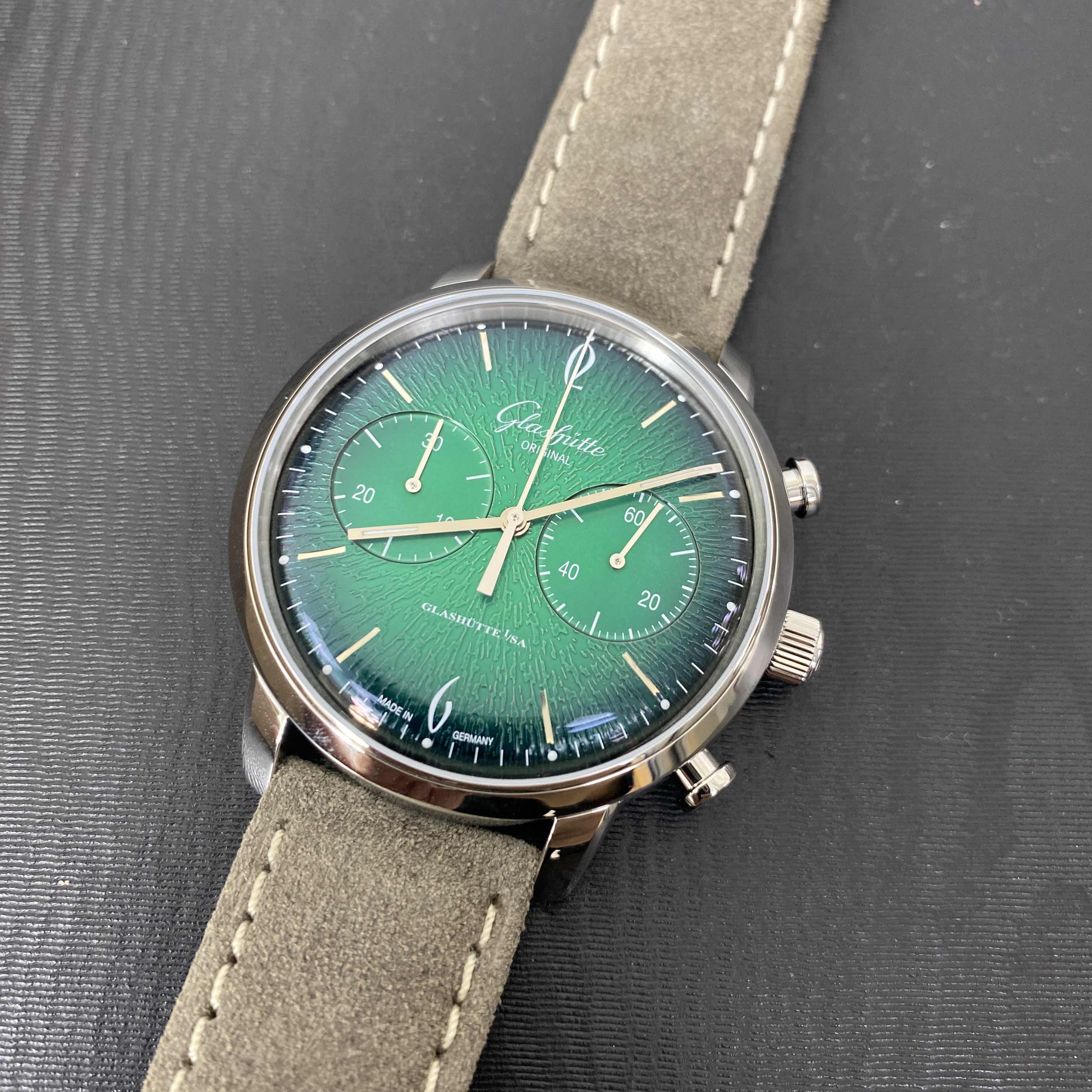 Glashutte 1-39-34-05-22-04 Retro Collection - Replica Watch - Automatic - Steel Case - Dark Green - Image 5