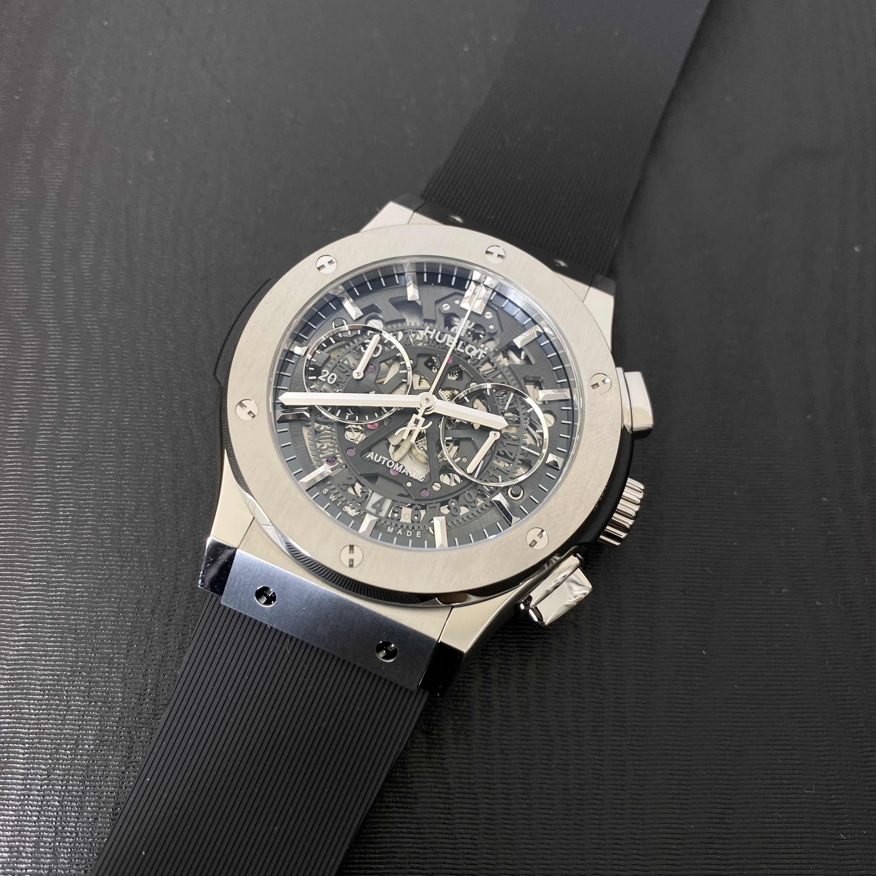 Hublot 525.NX.0170.RX CLASSIC FUSION Automatic Titanium Replica Watch, Auto, 45mm, Black Rubber - Image 5