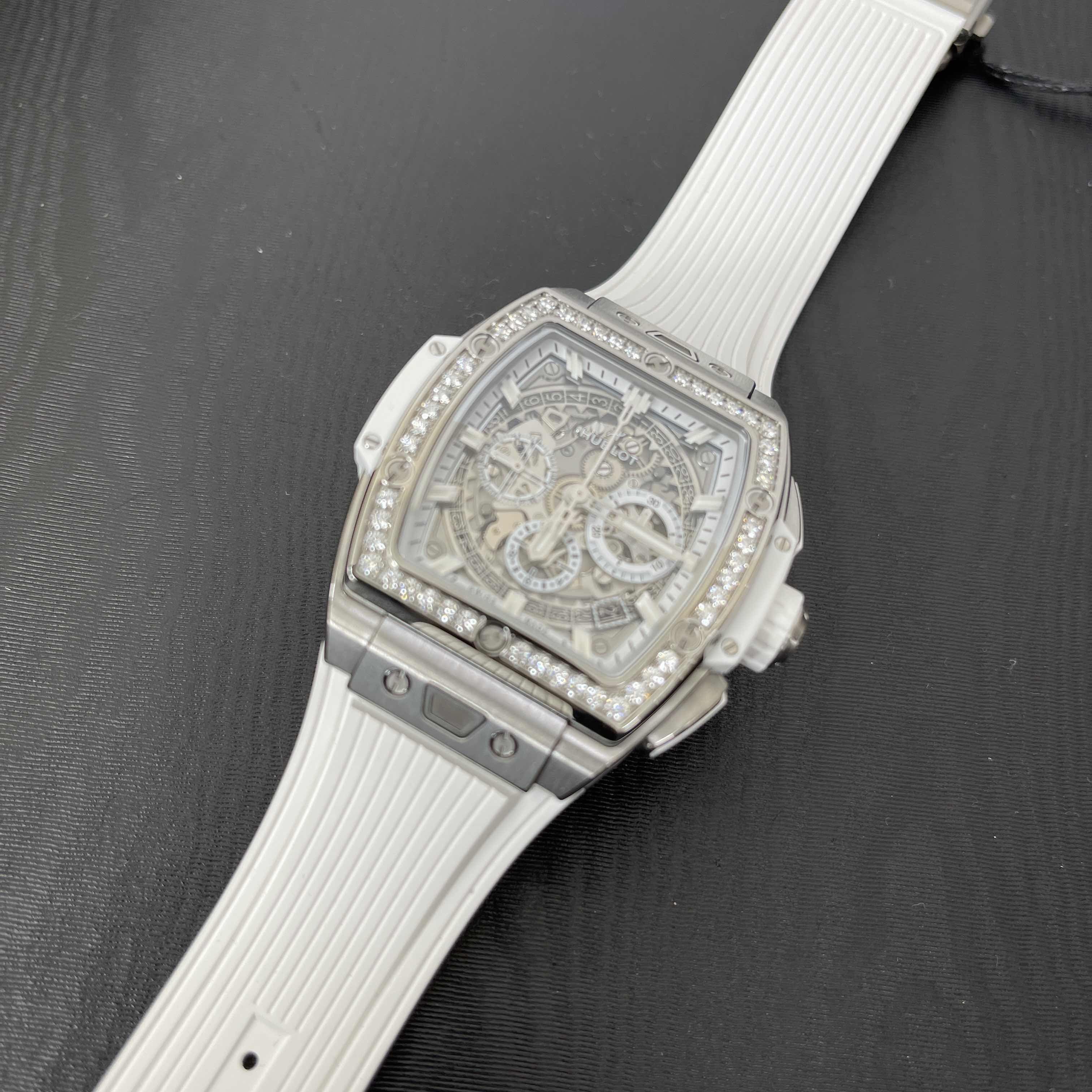 Hublot 642.NE.2010.RW.1204 Big Bang Auto Titanium & Diamond Clone Watch, Swiss Movement - Image 5