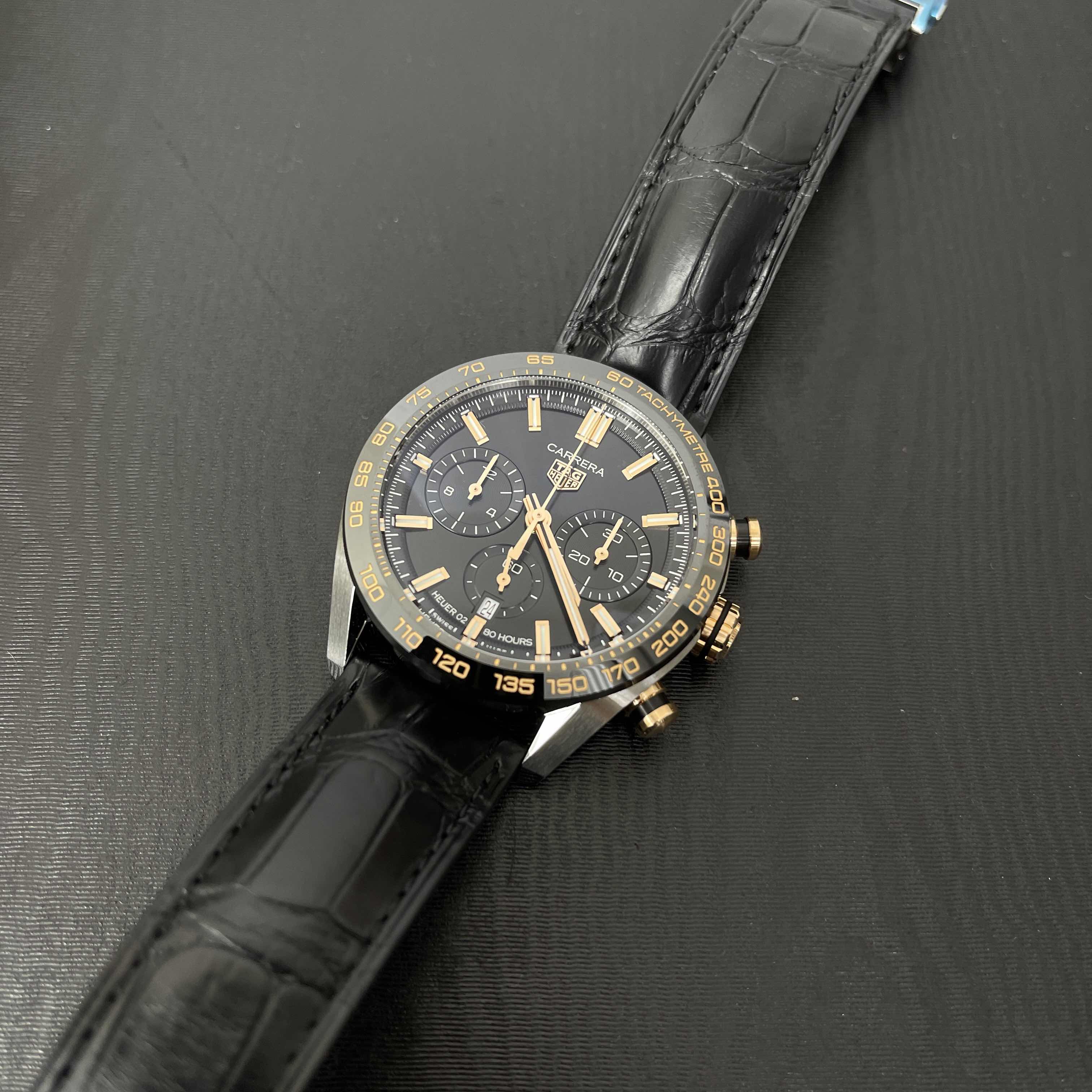 Tag Heuer Carrera CBN2A5A.FC6481 Automatic Black Dial Steel Replica Watch - Image 5