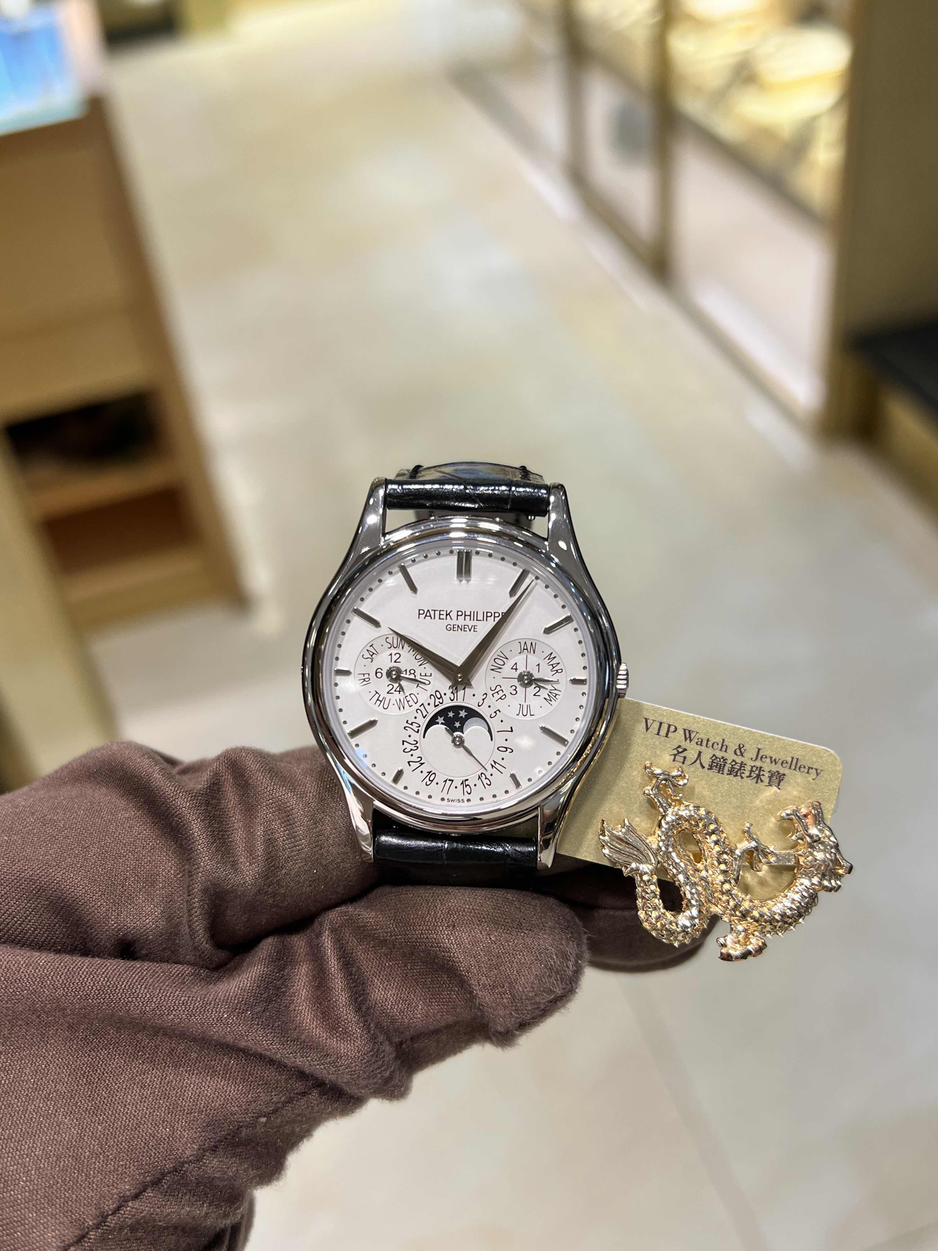 5140G-001 - Patek Philippe 5140G-001 Replica Watch Automatic 18kt White Gold Silver Dial - Image 4