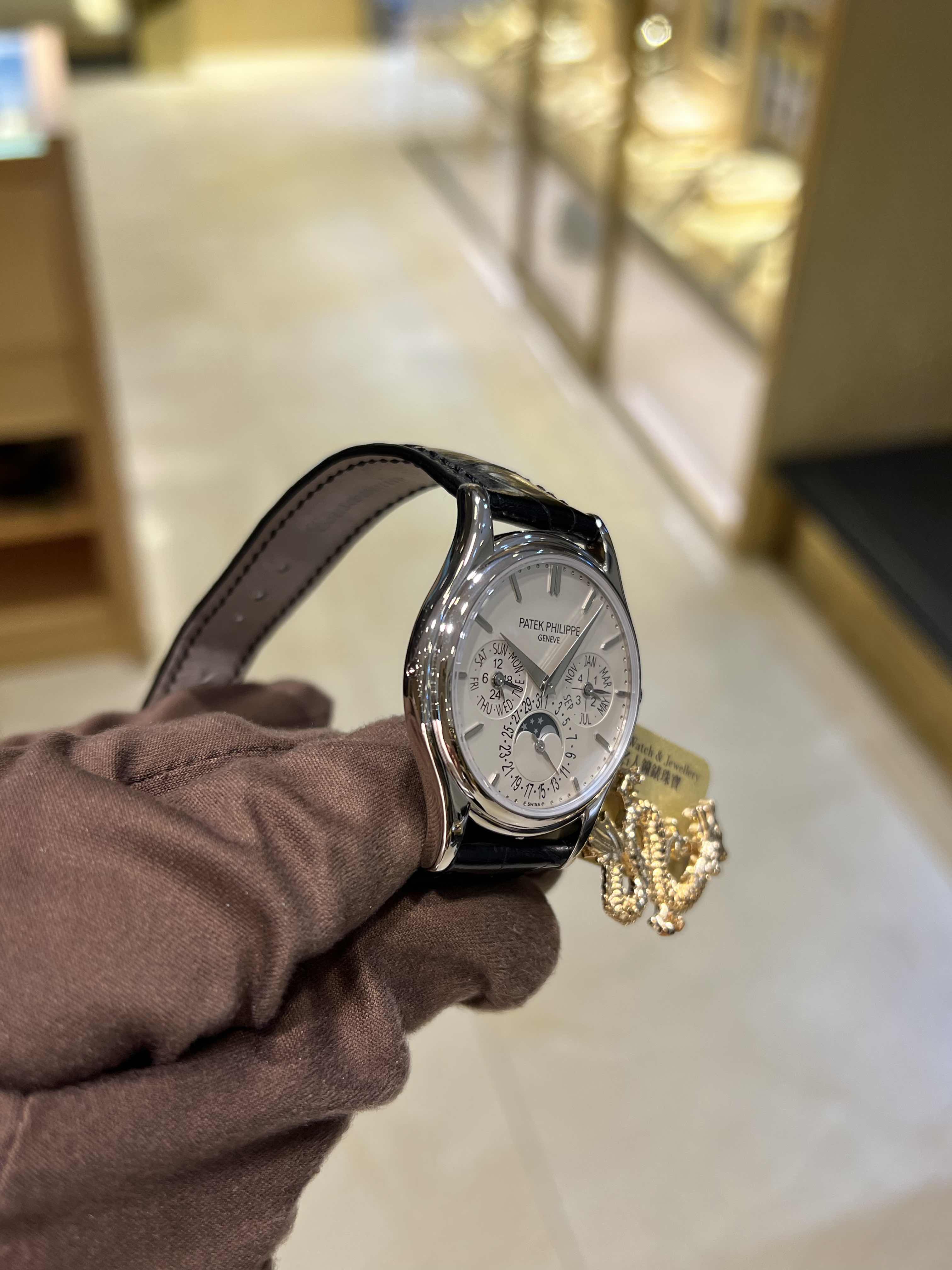 5140G-001 - Patek Philippe 5140G-001 Replica Watch Automatic 18kt White Gold Silver Dial - Image 5