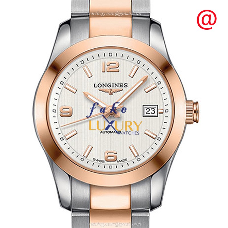 -15202ST.OO.1240ST.01 - Longines L2.285.5.76.7 CONQUEST CLASSIC Automatic 18kt Rose Gold & Steel