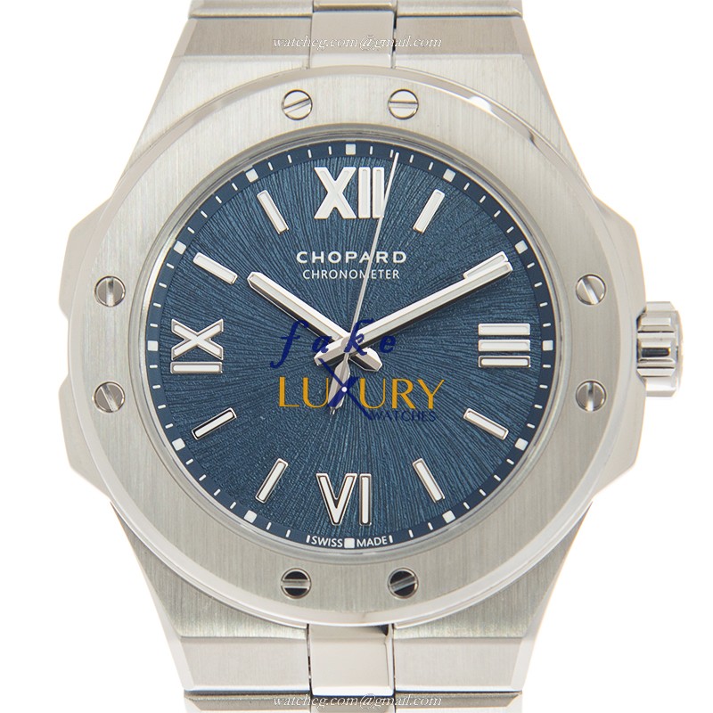 - 298601-3001 CHOPARD ALPINE EAGLE SMALL AUTO Stainless Steel Replica Watch - Blue Dial