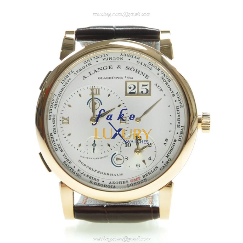 116.032 - A Lange & Sohne Grand Lange Replica Watch with Manual Wind in Silver Dial - Luxury Replica Watch