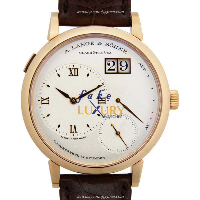 A Lange & Sohne 117.032 Replica Watch with Manual Wind on Rose Gold Case - Luxury Replica Watch