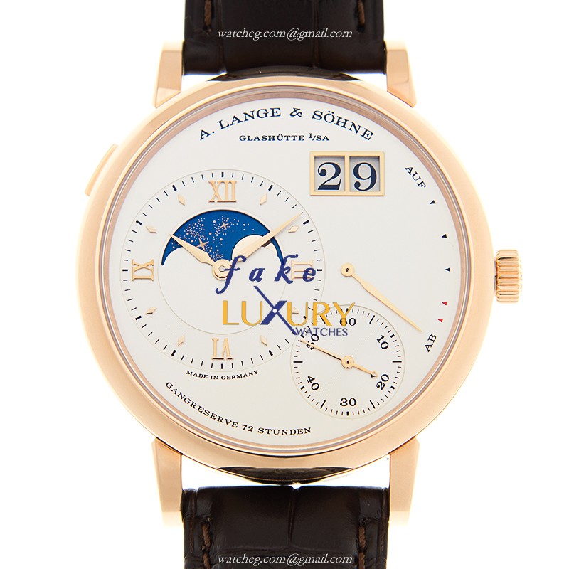 A Lange & Sohne 139.032F Replica Watch with a White Dial in a Rose Gold Case - Luxury Replica Watch