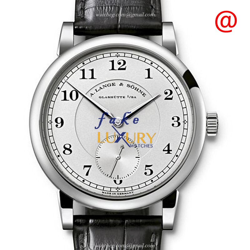 A Lange & Sohne 1815 Chronograph Replica Watch 233.025 with Manual Wind, Silver Dial - Luxury Replica Watch