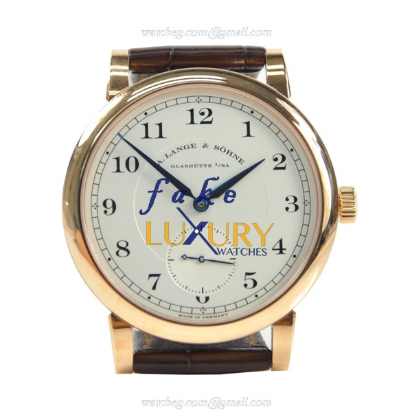 A Lange & Sohne 233.032 1815 Chronograph Replica Watch, Automatic, 40mm Rose Gold Case, Silver Dial - Luxury Replica Watch