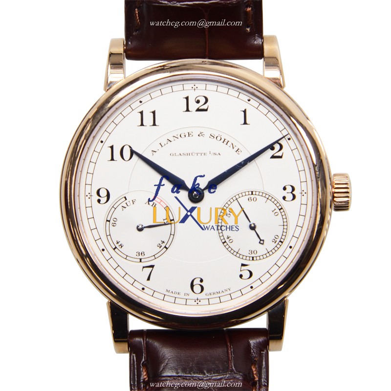 A Lange & Sohne 1815 Replica Watch 234.032 Manual Wind With Silver Dial on Rose Gold - Luxury Replica Watch