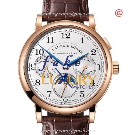 A Lange & Sohne 238.032E 1815 Replica Watch, Silver Dial, Rose Gold Case, Manual Wind - Luxury Replica Watch