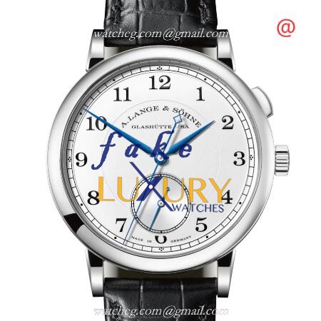A Lange & Sohne 1815 297.026 - Manual Wind - 18kt White Gold - Silvery Dial - Luxury Replica Watch