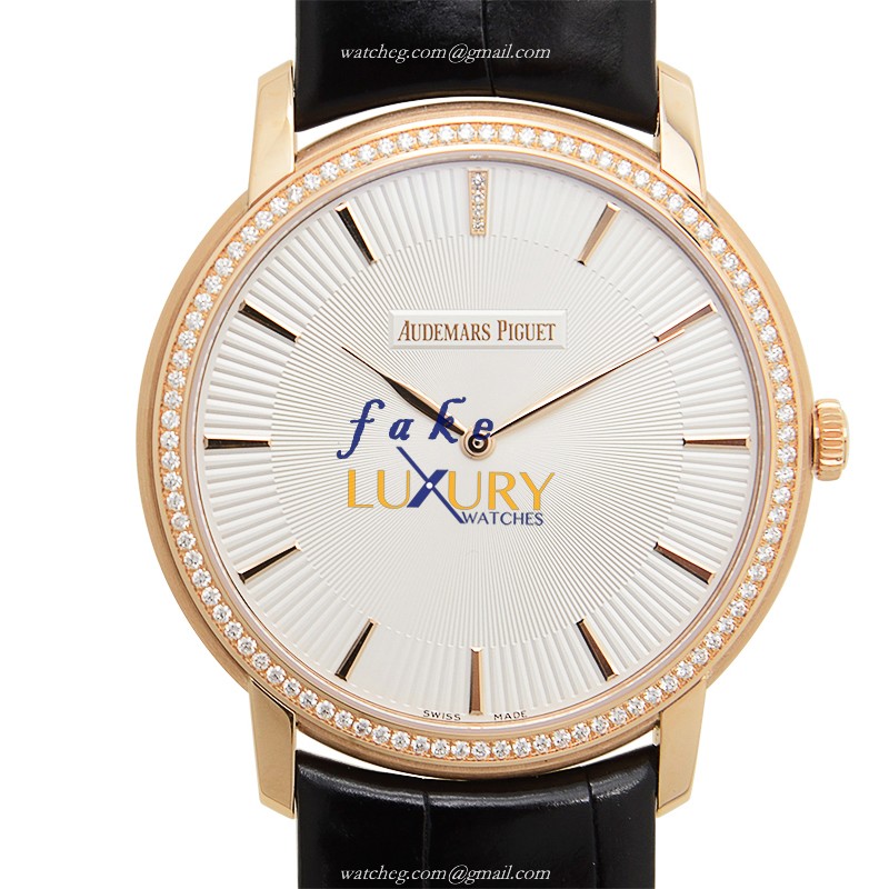 Audemars Piguet 15182OR.ZZ.A102CR.01 - Replica Watch - Automatic - 18kt Rose Gold & Diamonds - Luxury Replica Watch