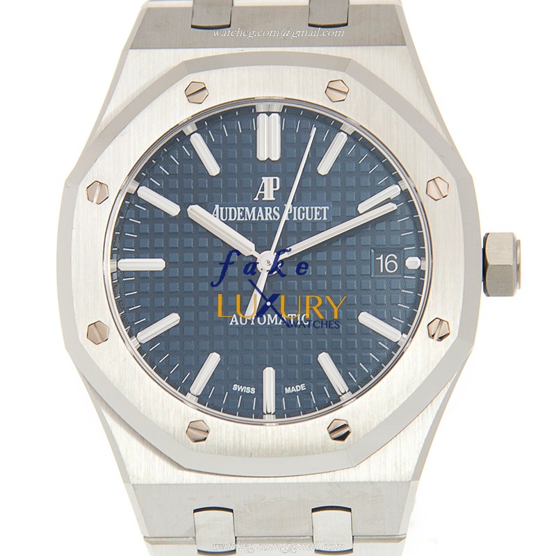 15450ST.OO.1256ST.03 - Audemars Piguet Replica Watch - Automatic - Blue Dial - Stainless Steel - Luxury Replica Watch