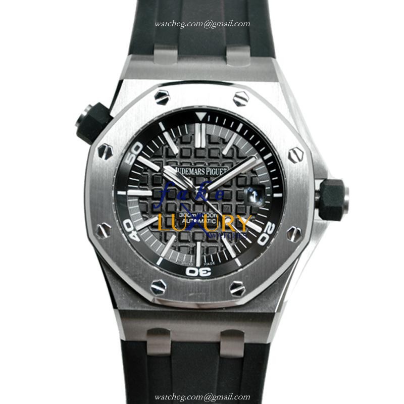 Audemars Piguet 15703ST.OO.A002CA.01 Royal Oak Offshore Automatic Steel Rubber Black Replica Watch - Luxury Replica Watch