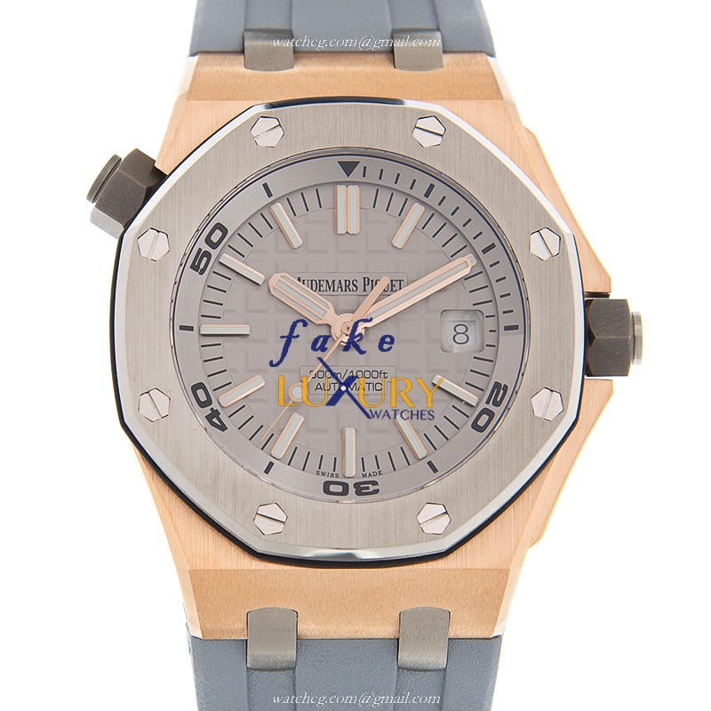 Audemars Piguet 15711OI.OO.A006CA.01 Royal Oak Offshore Replica Watch, Rose Gold Titanium Case - Luxury Replica Watch