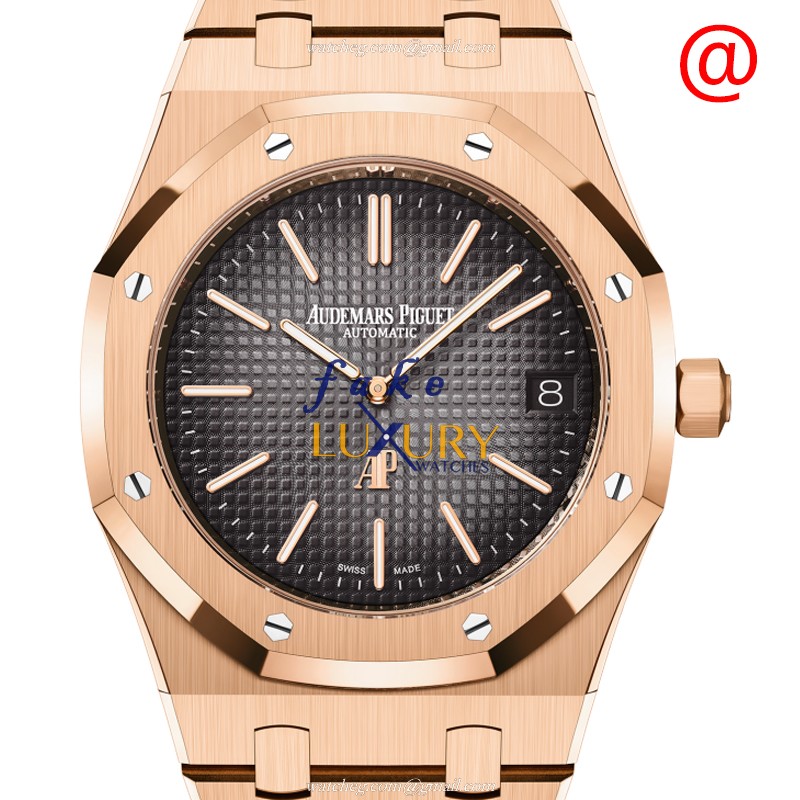 Audemars Piguet 16202OR.OO.1240OR.01 Automatic Gray Dial 18kt Rose Gold Watch - Luxury Replica Watch
