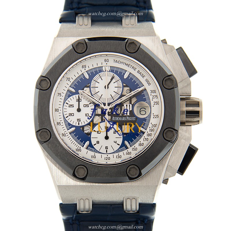 Audemars Piguet 26078P.OO.D018CR.01 Royal Oak Offshore Replica Watch, Automatic, Blue Dial - Luxury Replica Watch