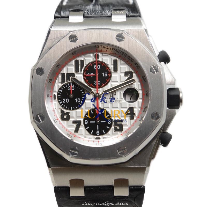 Audemars Piguet Royal Oak Offshore Replica Watch 26170ST.OO.D101CR.02 Automatic Steel Silvery White - Luxury Replica Watch