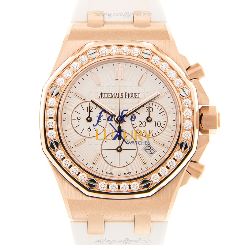 Audemars Piguet Royal Oak Offshore 26231OR.ZZ.D010CA.01 Automatic 18kt Rose Gold Silver Dial - Luxury Replica Watch