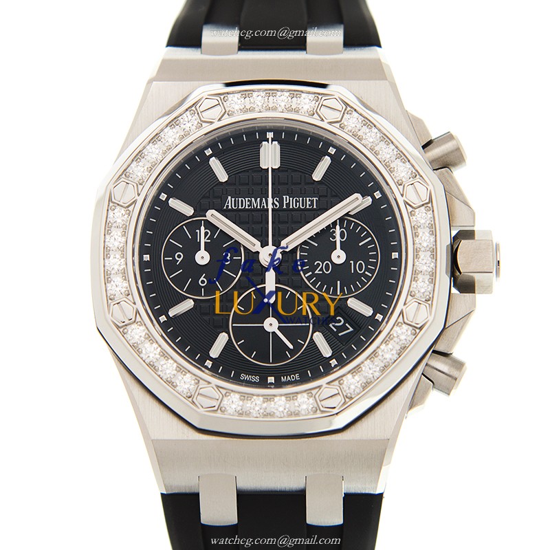 Audemars Piguet Royal Oak Offshore 26231ST.ZZ.D002CA.01 Automatic Black Dial Rubber Strap Replica - Luxury Replica Watch