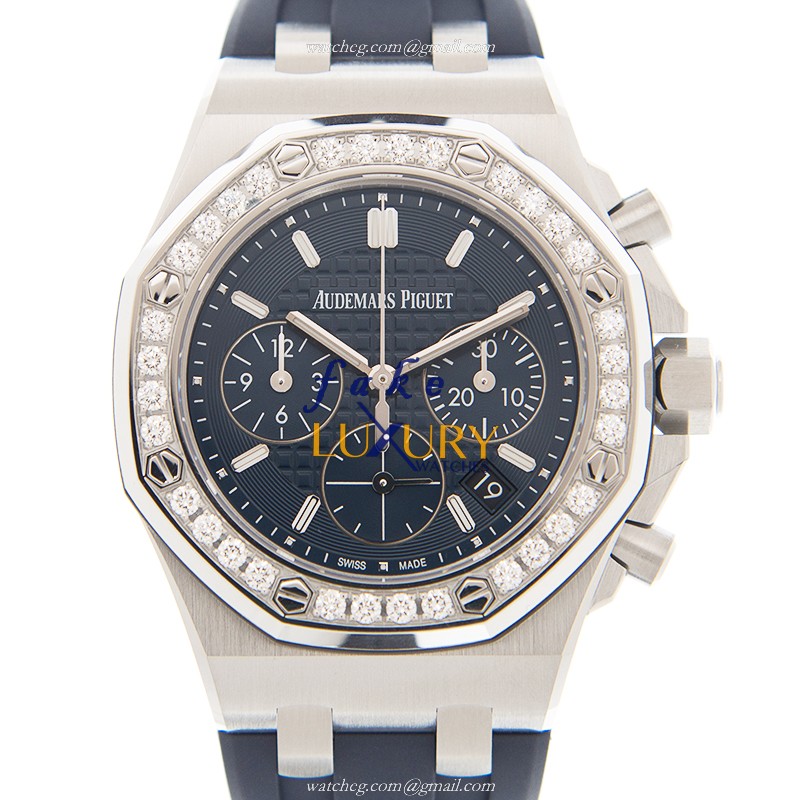 Audemars Piguet Royal Oak Offshore 26231ST.ZZ.D027CA.01 Automatic Blue Dial Diamonds Stainless - Luxury Replica Watch