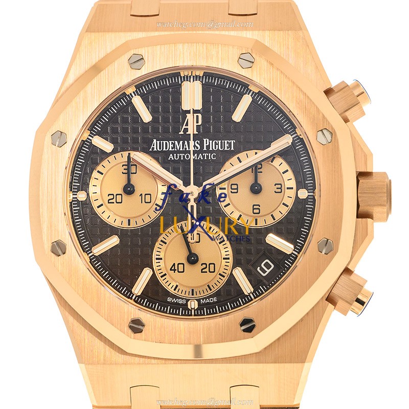 Audemars Piguet 26239OR.OO.1220OR.02 Royal Oak 18kt Rose Gold Automatic Replica Watch - Luxury Replica Watch