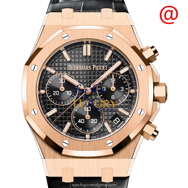 Audemars Piguet 26240OR.OO.D002CR.01 Replica Watch, Automatic 18kt Rose Gold, Black Dial - Luxury Replica Watch