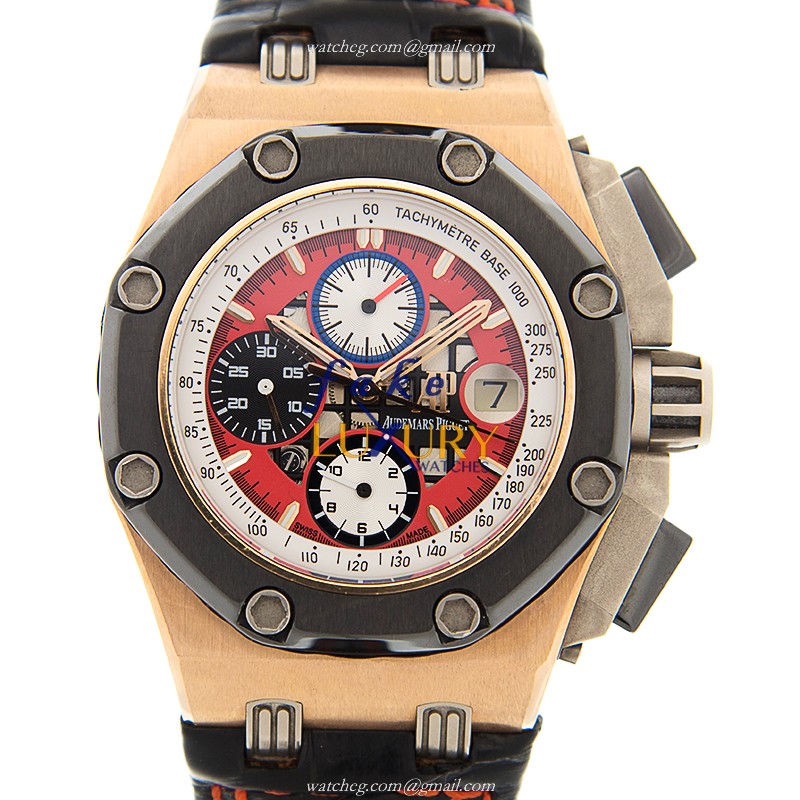 Audemars Piguet Millenary 26284RO.OO.D002CR.01 - Replica Watch - Automatic - Rose Gold Steel - Red - Luxury Replica Watch