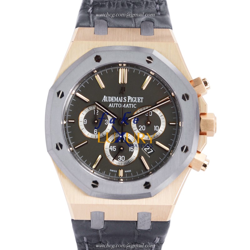 Audemars Piguet 26325OL.OO.D005CR.01 Royal Oak Automatic 18kt Rose Gold & Steel Replica Watch - Luxury Replica Watch