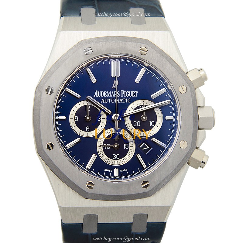 Audemars Piguet Royal Oak Replica Watch 26325PL.OO.D310CR.01 Automatic Platinum Dark Blue Dial - Luxury Replica Watch
