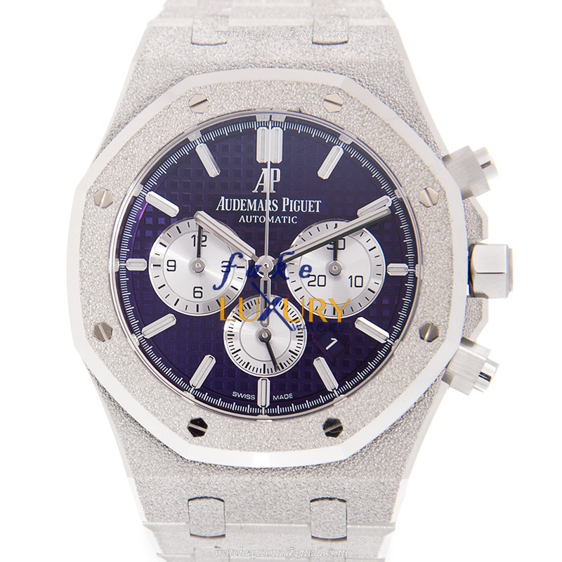 Audemars Piguet 26331BC.GG.1224BC.01 Royal Oak Automatic Purple Dial 18kt White Gold Replica Watch - Luxury Replica Watch