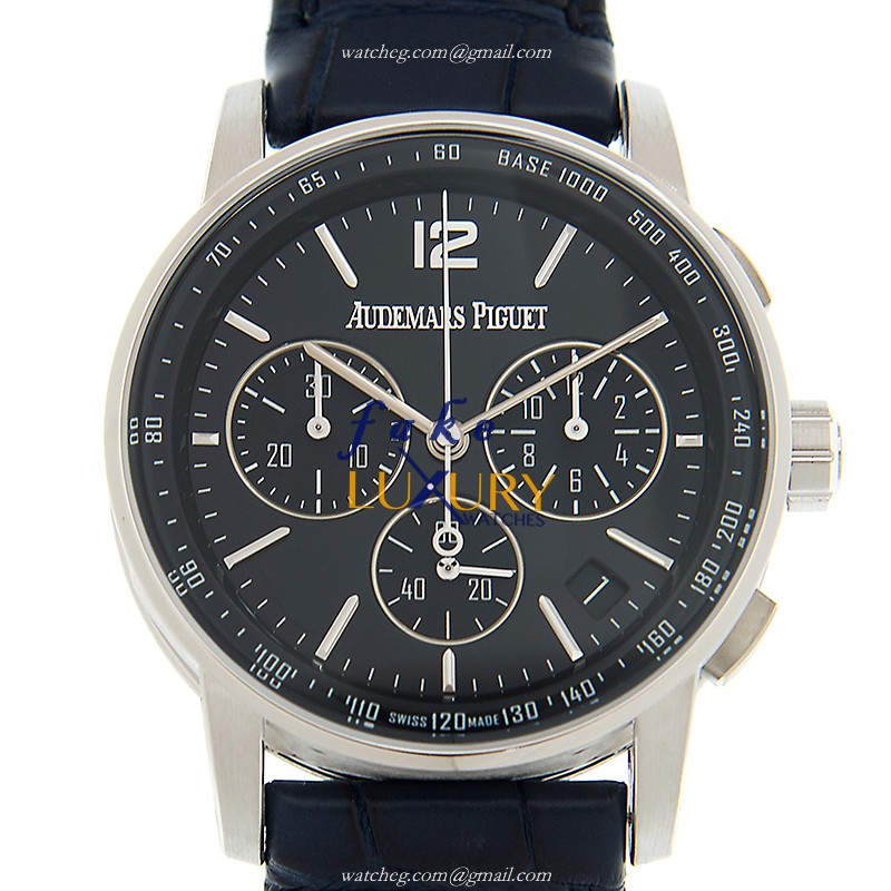 Audemars Piguet 26393BC.OO.A321CR.01 CODE 11.59 Replica Watch, Blue Dial, White Gold Case, Automatic - Luxury Replica Watch