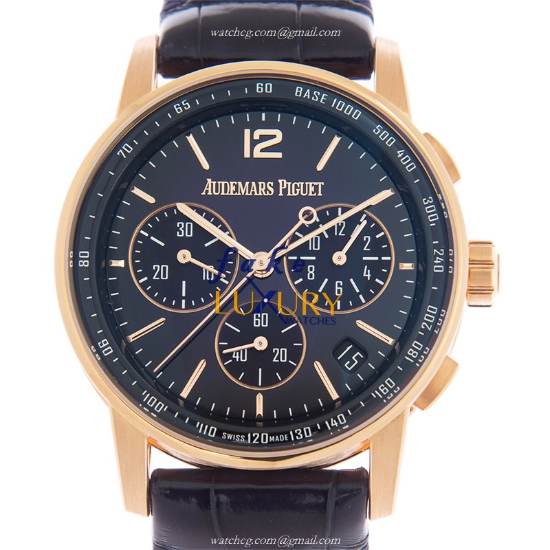 Audemars Piguet CODE 11.59 26393OR.OO.A616CR.01 Automatic 18kt Rose Gold Deep Purple Dial Replica - Luxury Replica Watch