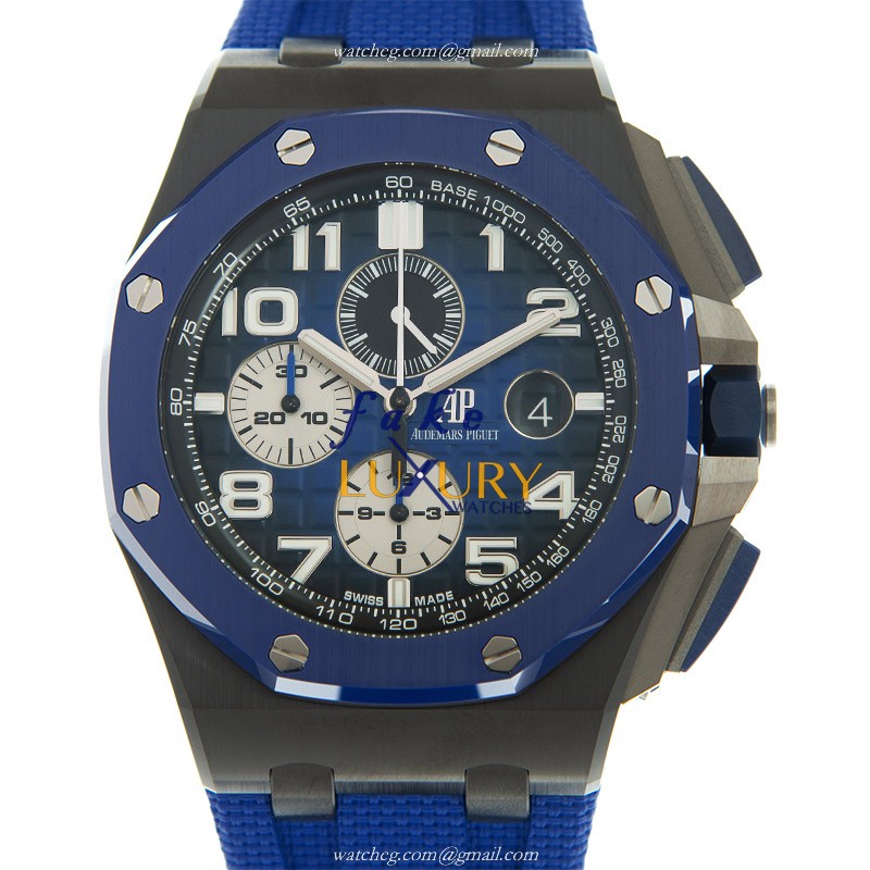 Audemars Piguet Royal Oak Offshore 26405CE.OO.A030CA.01 Automatic Blue Dial Ceramic Replica Watch - Luxury Replica Watch