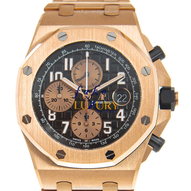 26470OR.OO.1000OR.03 - Audemars Piguet 26470OR Replica Watch in 18kt Rose Gold with - Luxury Replica Watch