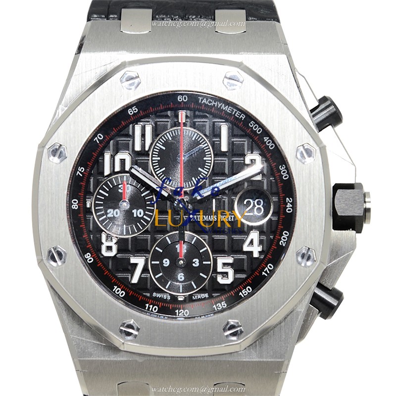 Audemars Piguet 26470ST.OO.A101CR.01 Royal Oak Offshore Automatic Steel Black Dial Replica Watch - Luxury Replica Watch