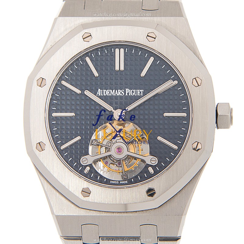 Audemars Piguet Royal Oak 26510ST.OO.1220ST.01 with Blue Dial on Steel Bracelet - Luxury Replica Watch