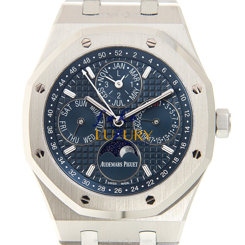 Audemars Piguet 26574ST.OO.1220ST.02 Replica Watch, Automatic Movement, Blue Dial, Steel Bracelet - Luxury Replica Watch