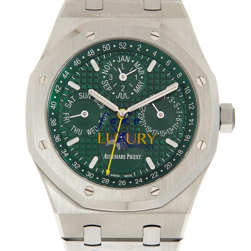 Audemars Piguet Royal Oak 26606ST.OO.1220ST.01 Automatic Green Dial Stainless Steel Replica Watch - Luxury Replica Watch