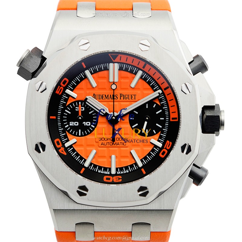 Audemars Piguet 26703ST.OO.A070CA.01 - Royal Oak Offshore Replica Watch - Automatic - Orange Rubber - Luxury Replica Watch