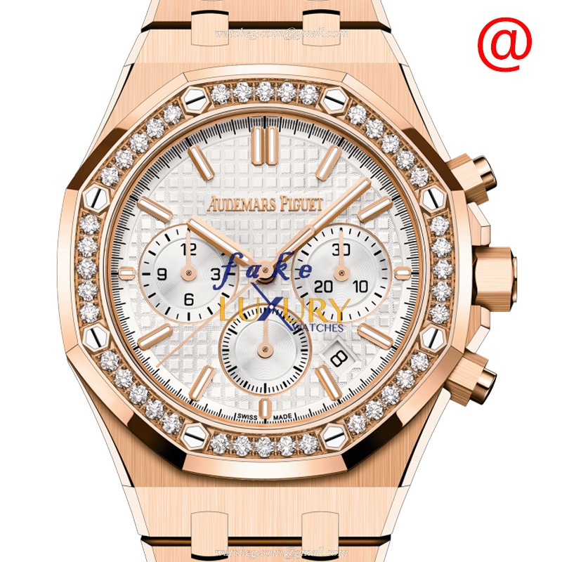 Audemars Piguet 26715OR.ZZ.1356OR.01 - Replica Watch - Automatic - 18kt Rose Gold Case - Silver Dial - Luxury Replica Watch