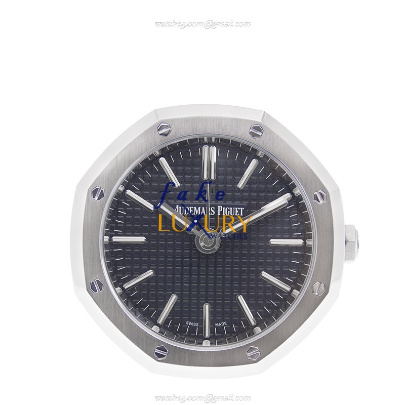 Audemars Piguet AP Royal Oak Table Clock Blue Stainless Steel Replica Watch - Luxury Replica Watch
