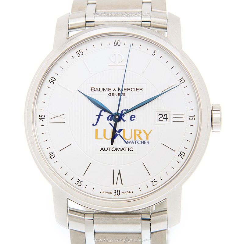 Baume & Mercier CLASSIMA M0A10085 Replica Watch Automatic White Dial Silver Steel - Luxury Replica Watch