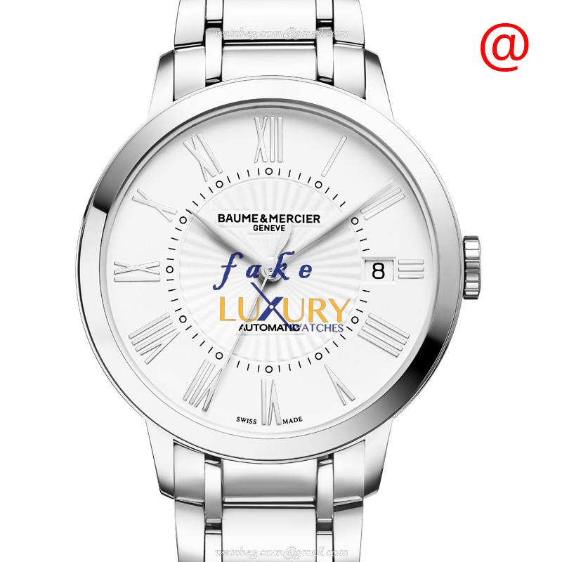 Baume & Mercier M0A10220 CLASSIMA Replica Watch, Quartz Movement, Silver Dial, Steel Bracelet - Luxury Replica Watch
