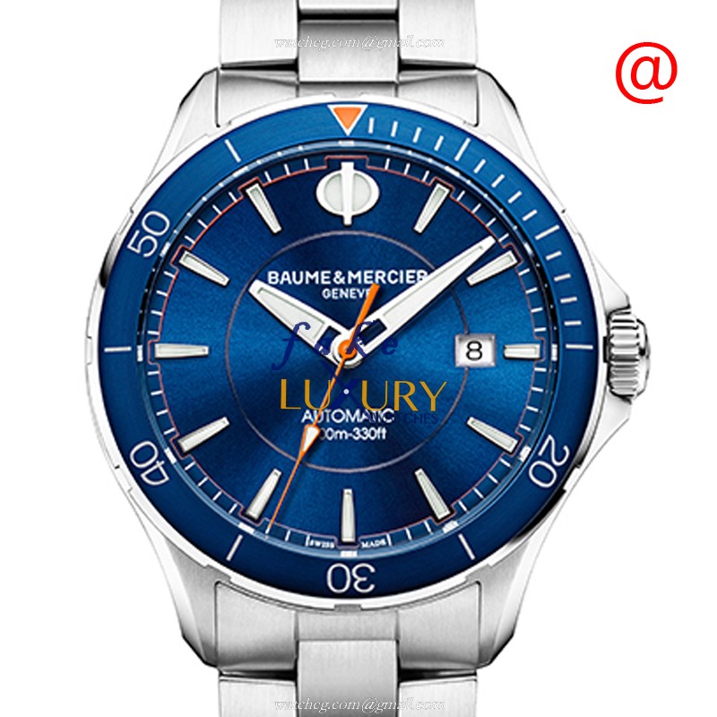 Baume & Mercier Clifton M0A10378 Automatic Blue Dial Steel Replica Watch - Luxury Replica Watch