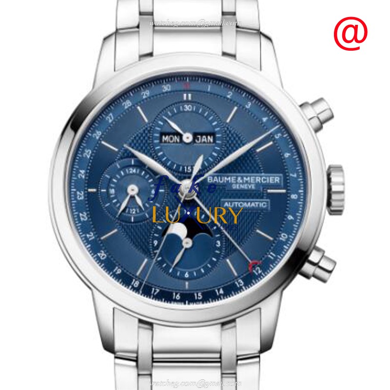 Baume & Mercier Classima M0A10485 Automatic Blue Dial Stainless Steel Replica Watch - Luxury Replica Watch