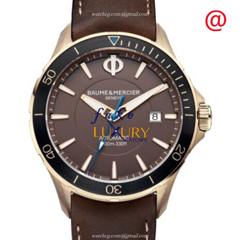 Baume & Mercier M0A10501 Clifton Automatic Bronze Replica Watch, Brown Dial - Luxury Replica Watch