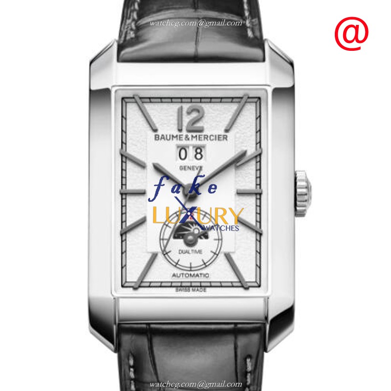 M0A10523 - Baume & Mercier Hampton Replica Watch - Automatic Silver Dial Steel Case - Luxury Replica Watch